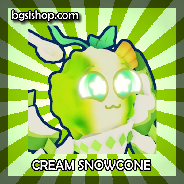 Cream Snowcone